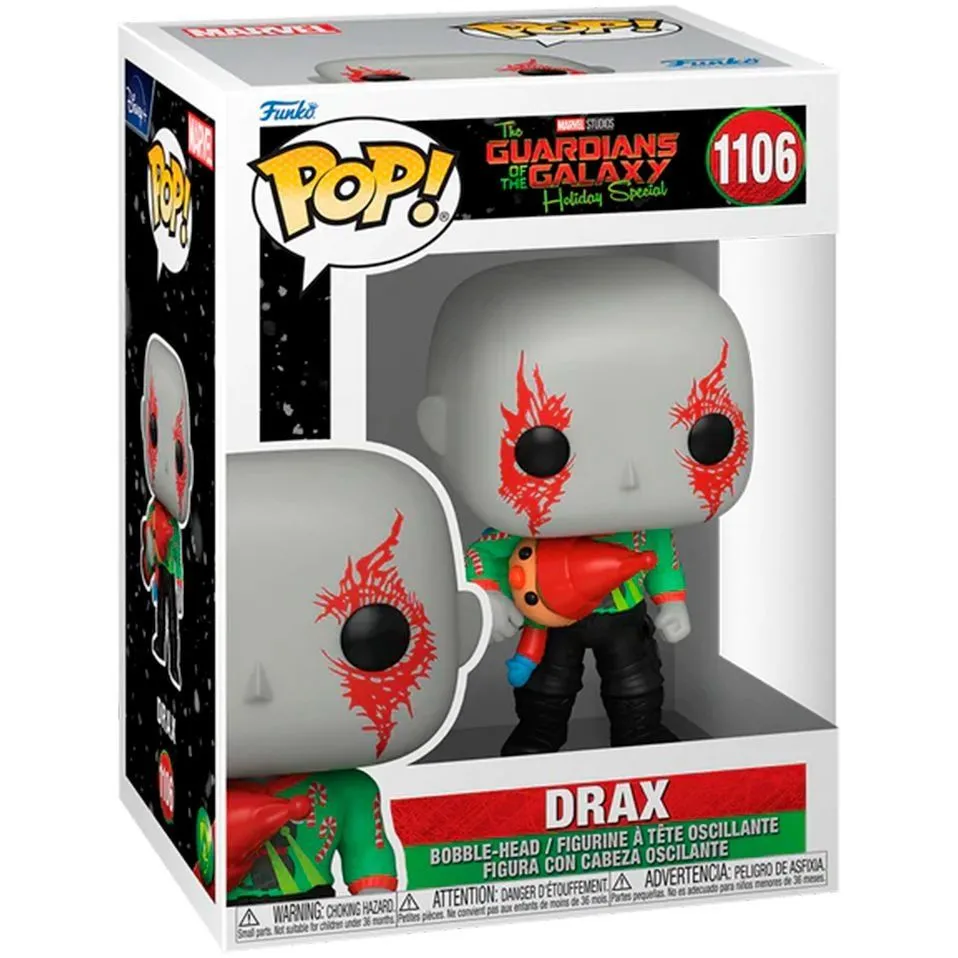 Ігрова фігурка FUNKO POP! серії &quot;Вартові галактики: Holiday Special&quot;  ДРАКС