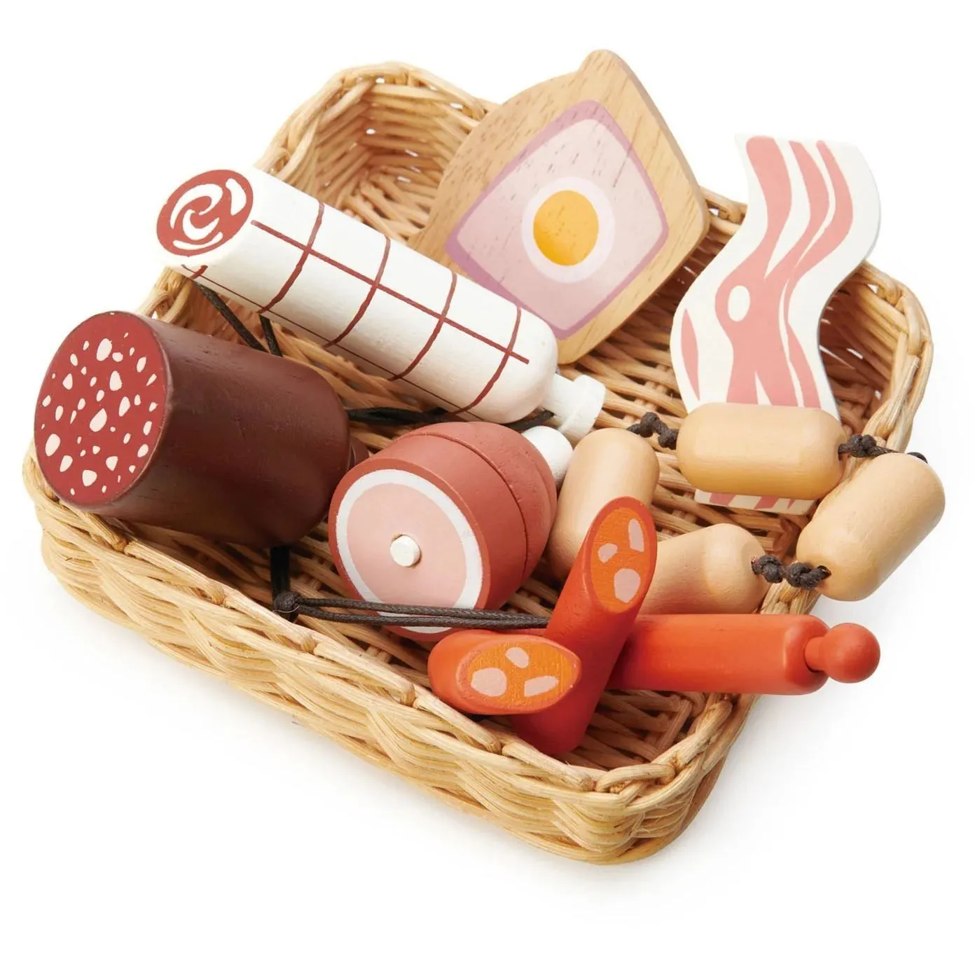 Іграшка з дерава Кошик з м&#039;ясним асортіTLT TL8292  3+