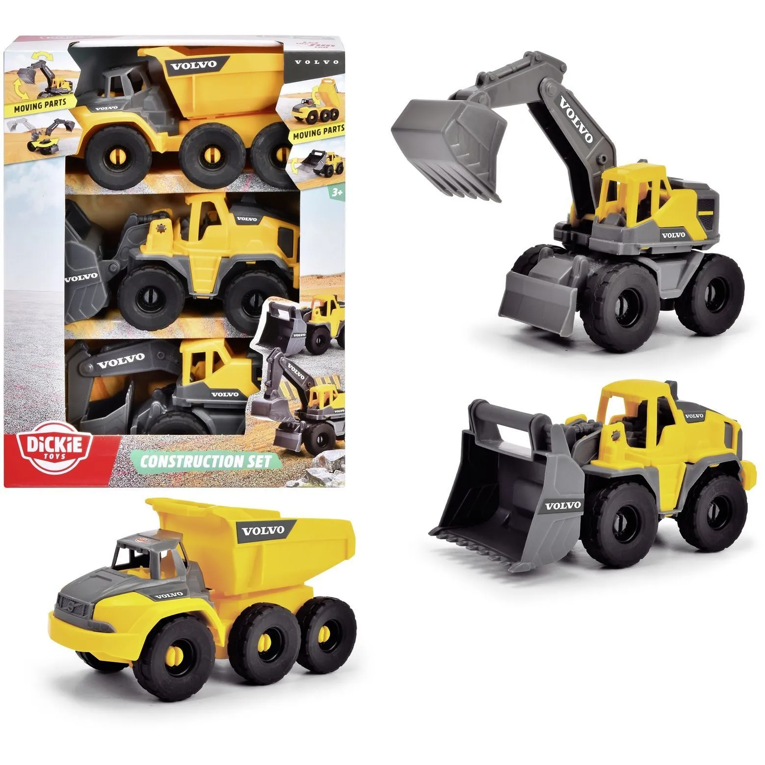 lгровий набiр &quot;Вольво. Автоконструктор&quot;, 3 машини, 3+