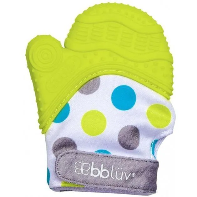 Рукавиця для прорізування зубів &quot;Gluv&quot; лайм, Bbluv