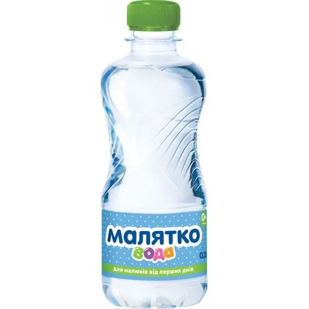 Дитяча вода &quot;Негазована&quot; 0,33 л, Малятко