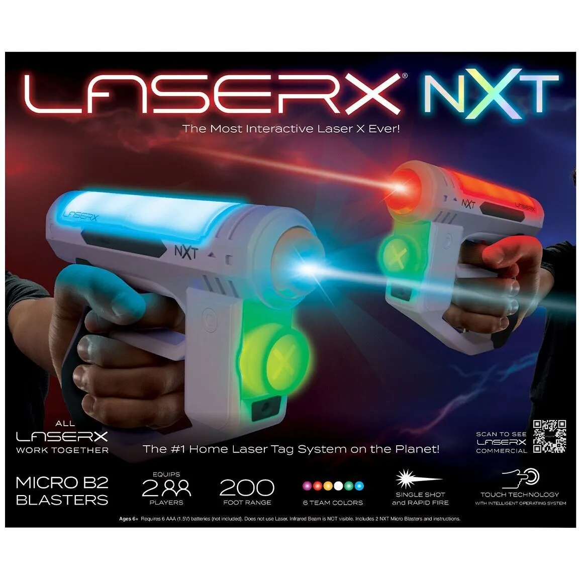 Набір для лазерних боїв  LASER X NXT MICRO ДЛЯ ДВОХ ГРАВЦІВ
