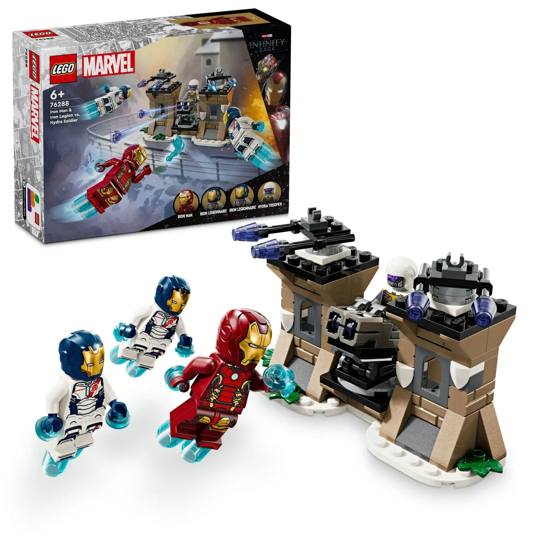 Конструктор Залізна Людина і Залізний легіон проти солдата Гідри LEGO Super Heroes