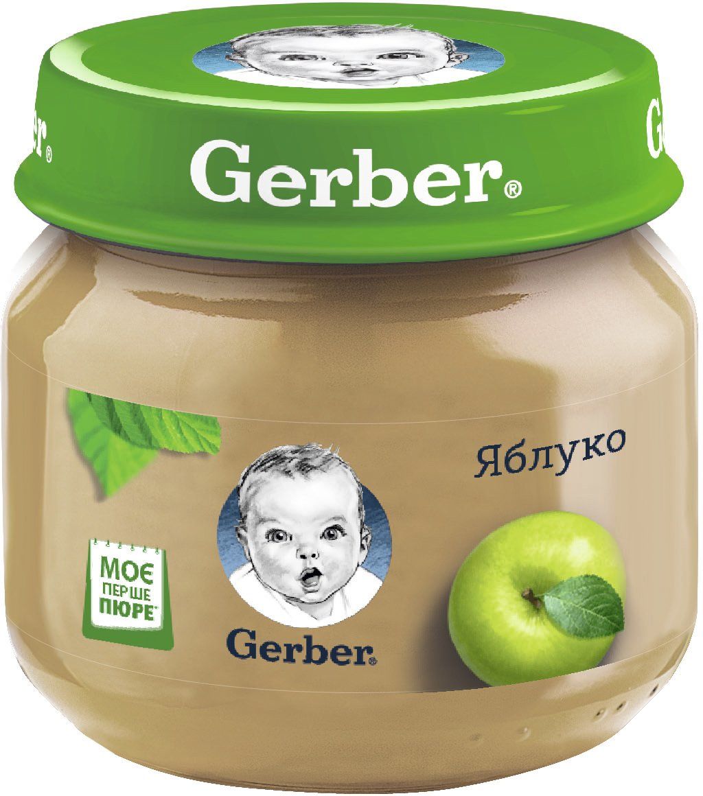 Пюре "Яблуко" 80 г, Gerber