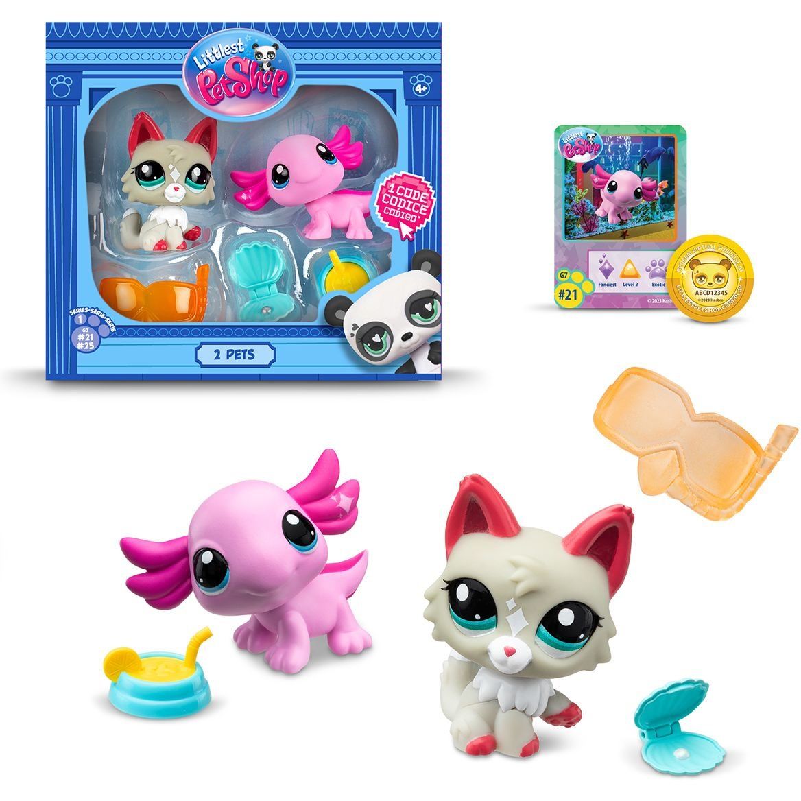 Ігровий набір LITTLEST PET SHOP  ДИВОВИЖНІ ДІВИ (2 фігурки, аксес.)