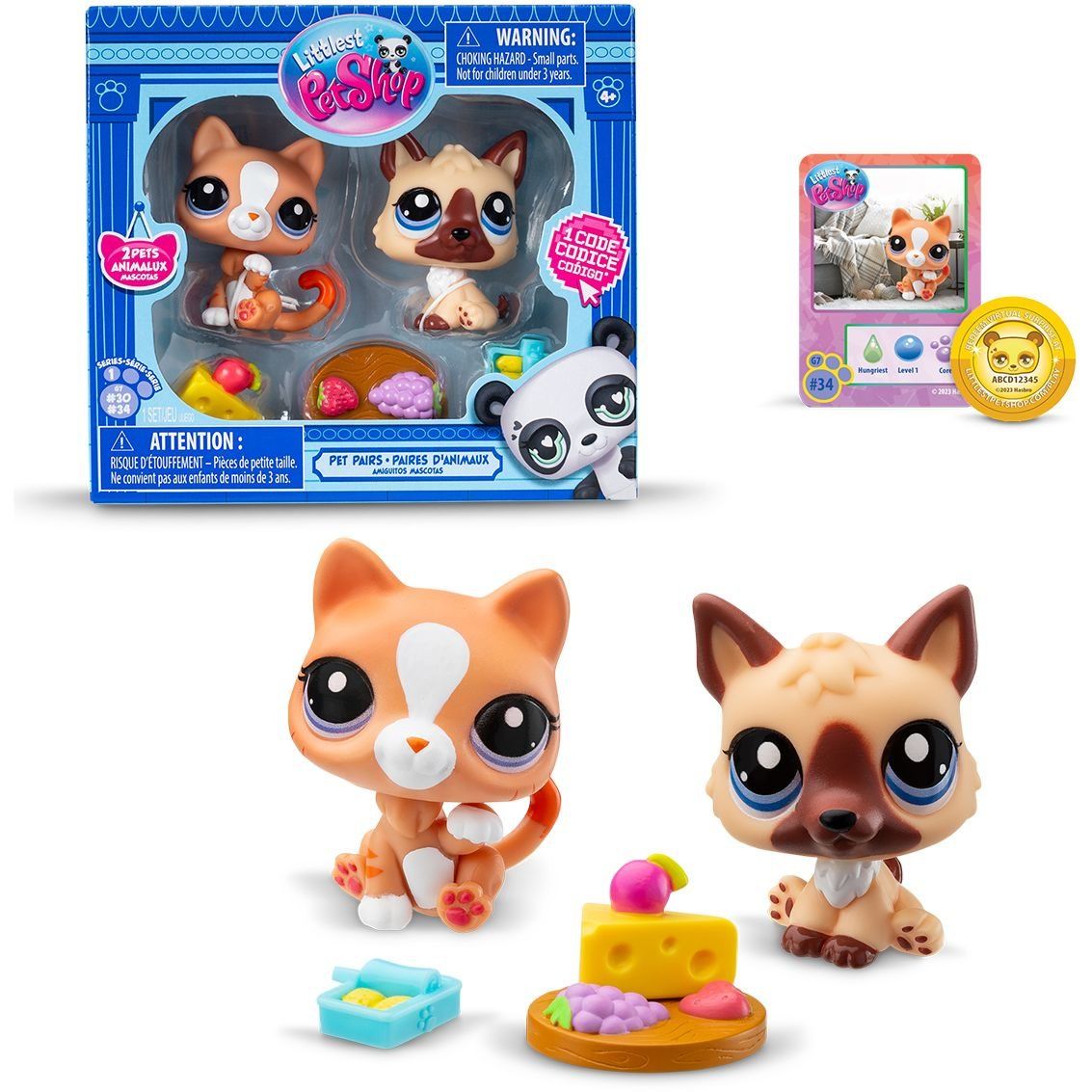 Ігровий набір LITTLEST PET SHOP  ОСОБЛИВІ СТРАВИ (2 фігурки, аксес.)