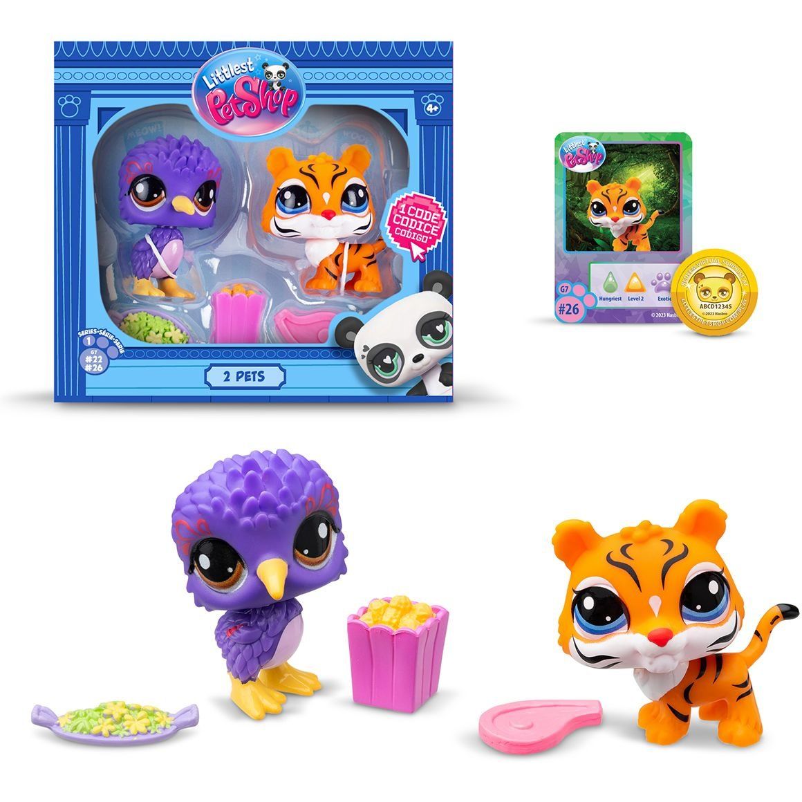 Ігровий набір LITTLEST PET SHOP  СМАКОВІ ВПОДОБАННЯ (2 фігурки, аксес.)