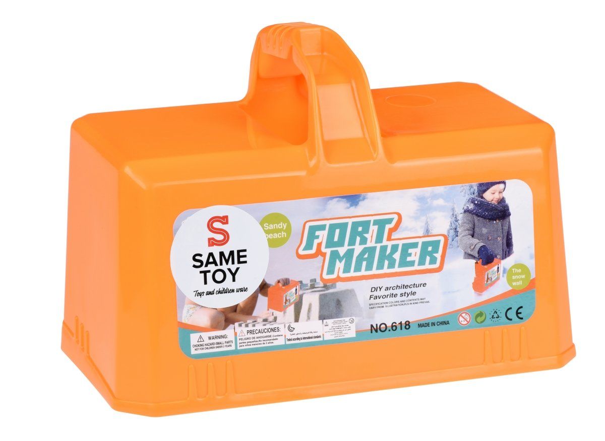 Игровой набор Same Toy 2 в 1 Fort Maker  оранжевый 618Ut-2