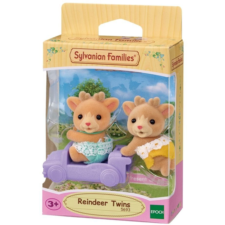 Ігровий Набір Sylvanian Families Північні оленята-двійнята на машинці (5693)