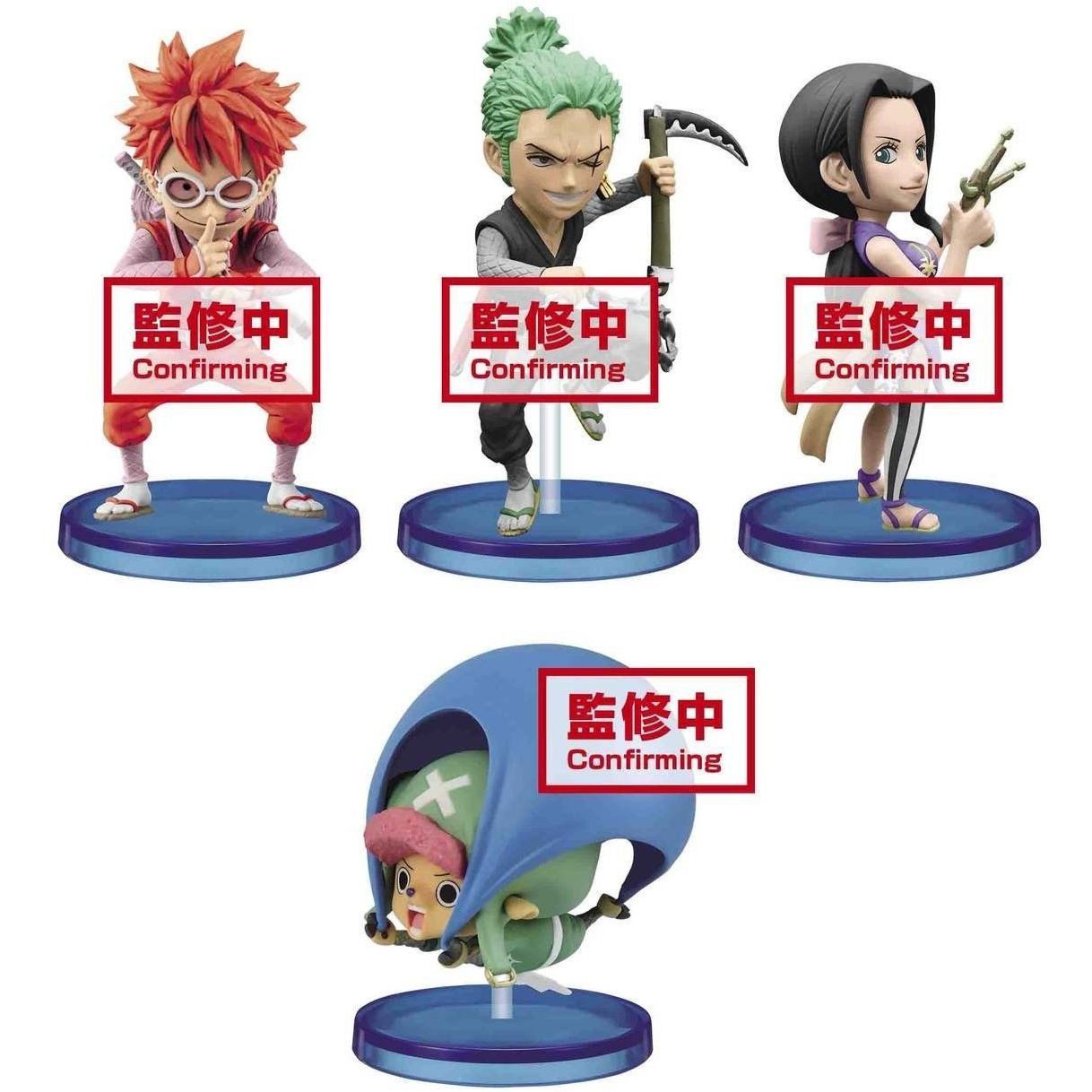 Колекційна фігурка One Piece - World Collectable Figures Wanokuni Style 1 (4 види, в дисплеї),7см