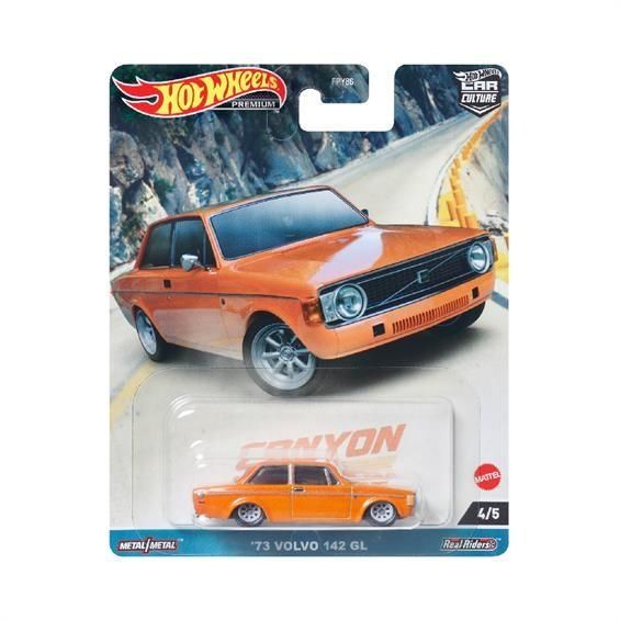 Колекційна модель машинки '73 Volvo 142 GL серії "Car Culture" Hot Wheels (FPY86/HKC53)