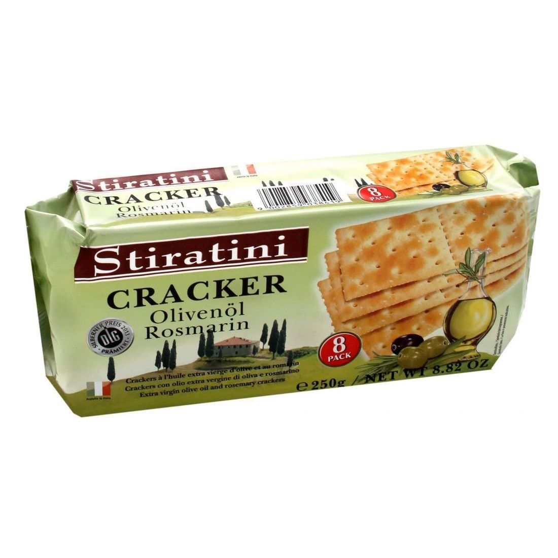 Крекери з олів.олією та розмарином  STIRATINI  т/п 250 г