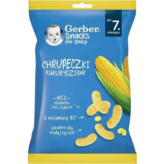 Gerber кукурудзяні снеки 28г