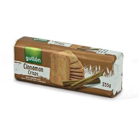 Печиво Gullon "Хрустке печиво з корицею" 235 г (Cinnamon crisps)