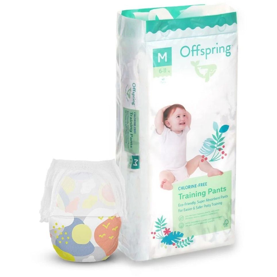 Підгузки-трусики Offspring розмір M, 6-11 кг, 42 шт, Небо