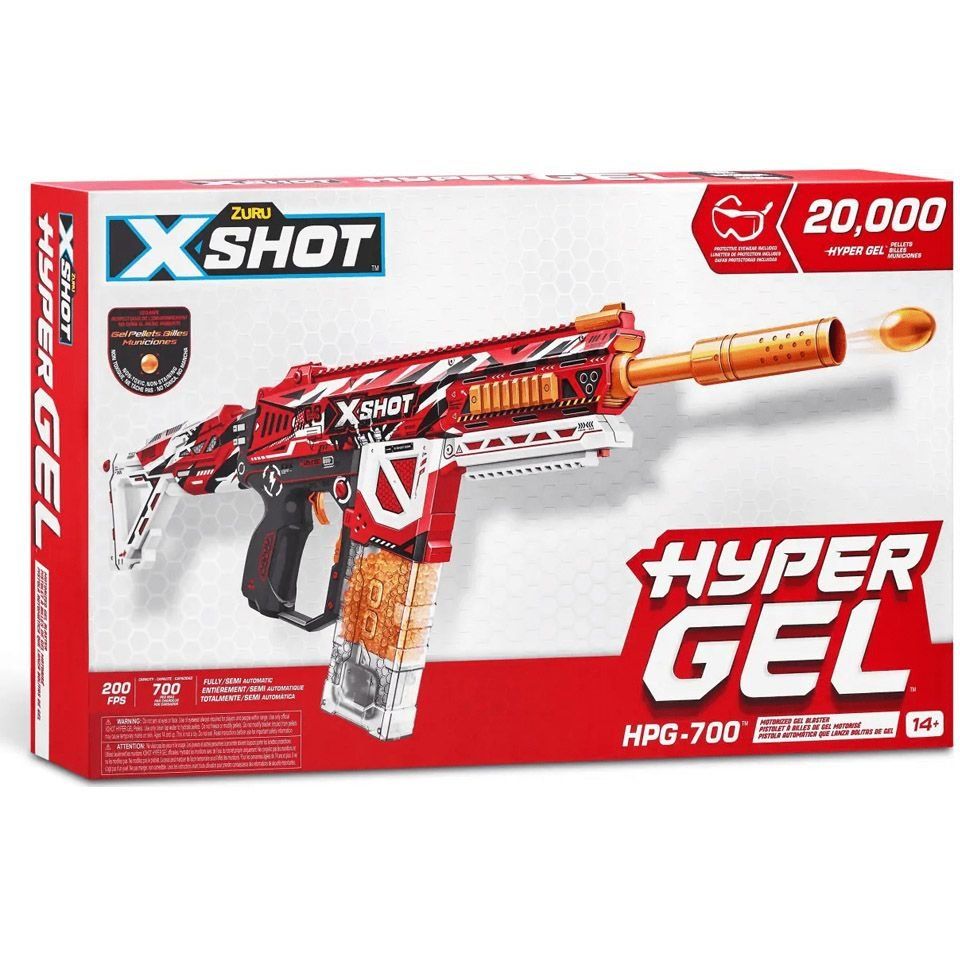 Швидкострільний бластер X-SHOT Hyper Gel large (20 000 гелевих кульок), 36620R