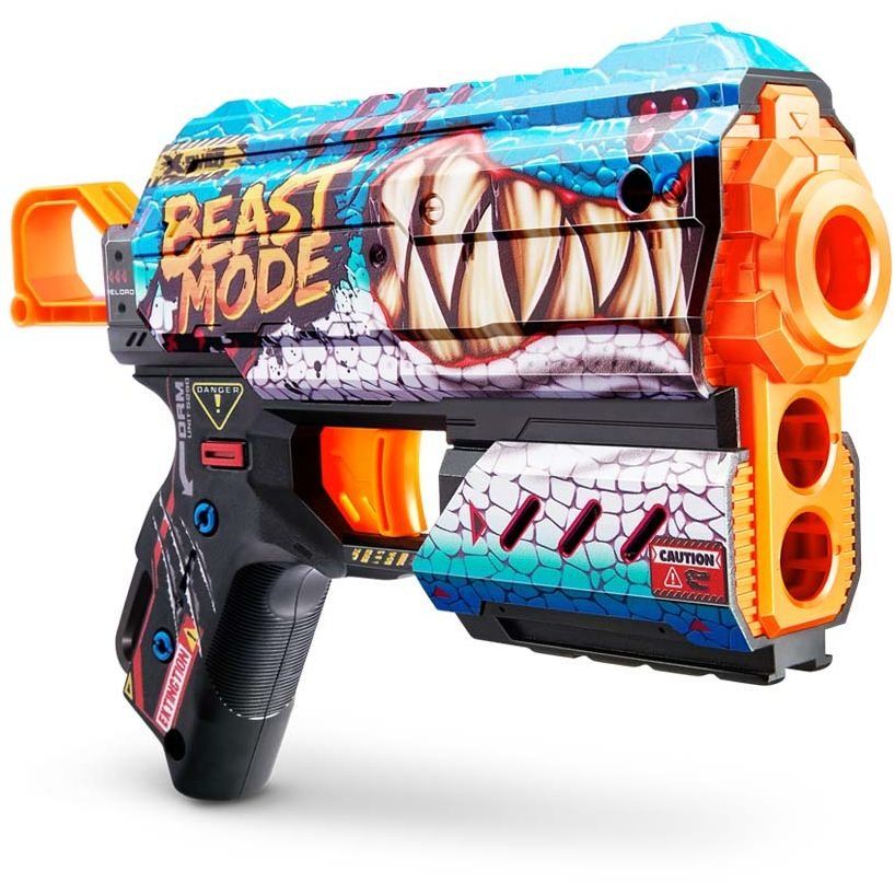 Швидкострільний бластер X-SHOT Skins Flux Beast Out (8 патронів), 36516L