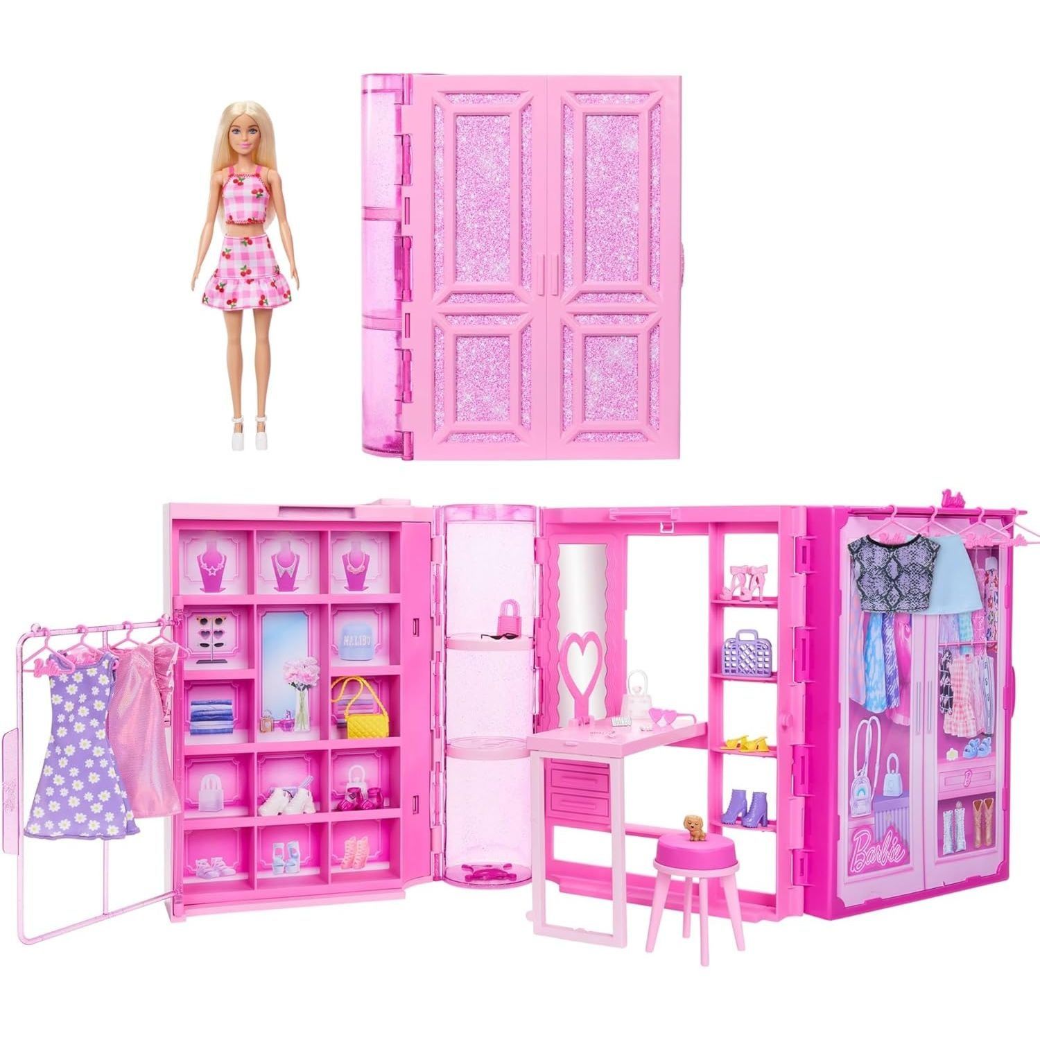 Стильна гардеробна Barbie з лялькою