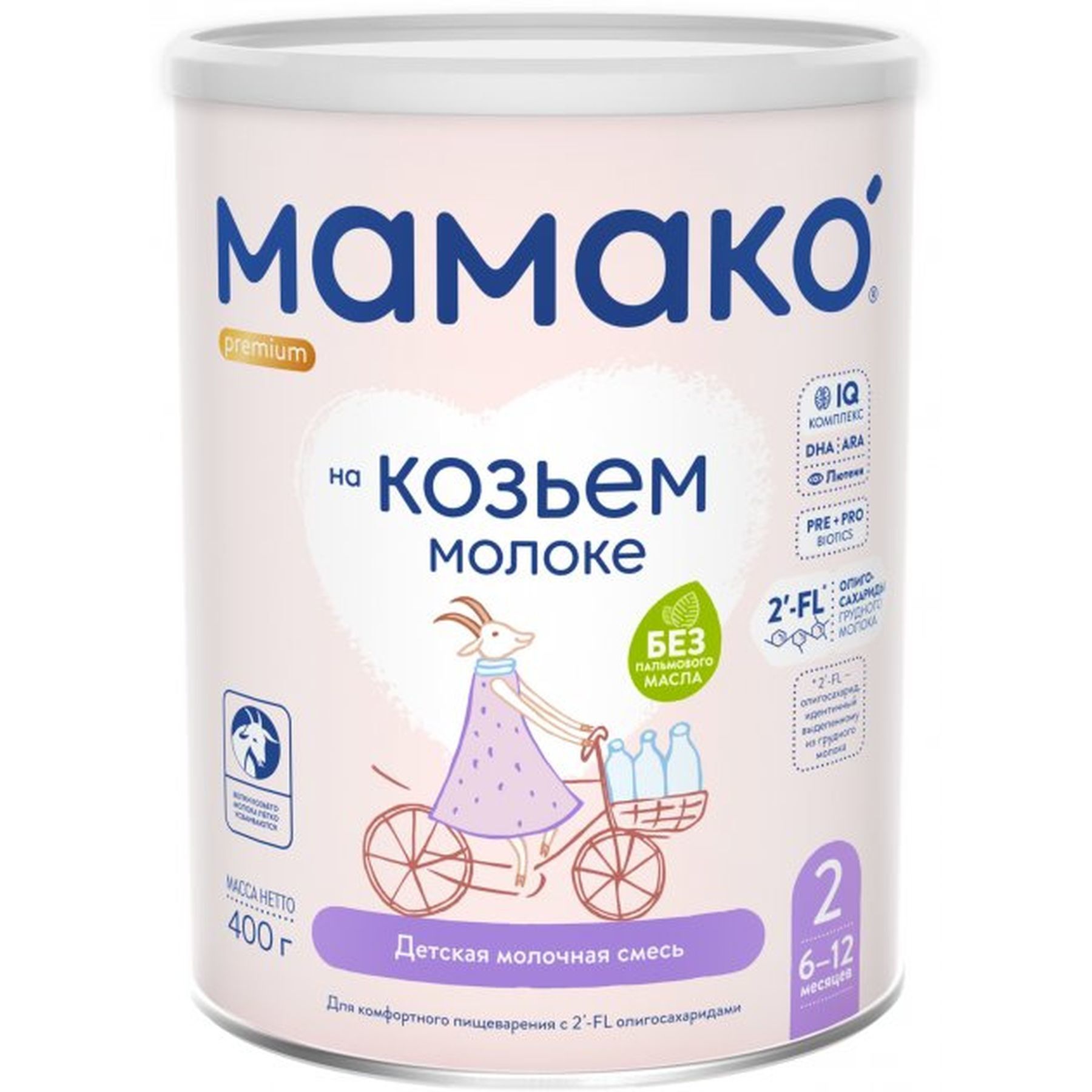 З.Г.М. МАМАКО 2 PREMIUM 6-12 м new, 400г