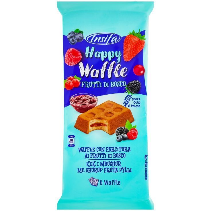 Тістечко Waffle з ягодами 270 г