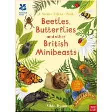 National Trust A Nature Sticker Book Beetles, Butterflies and Other British Minibeasts