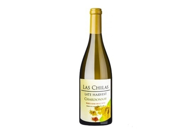 Вино Chardonnay  Harvest Las Chilas Late Біле Напівсолодке 0,75л Чилі  1шт  (8068)