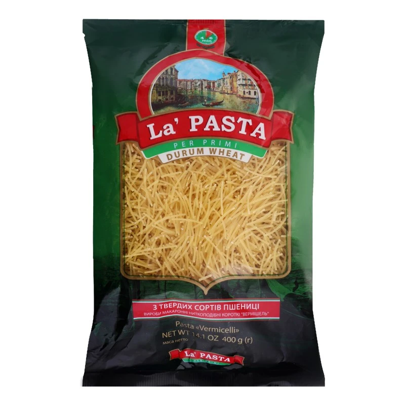 Макаронні вироби Вермішель La Pasta, 400 г