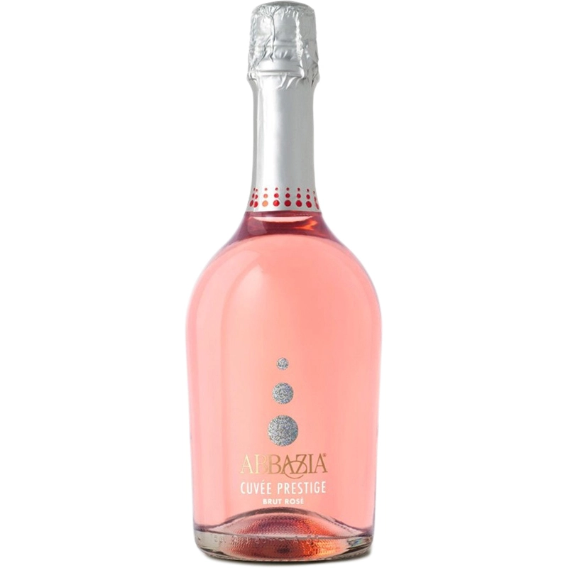 Вино ігристе рожеве брют Cuvee Prestige Rose Abbazia, 0.75 л