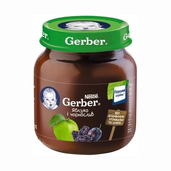 Пюре Яблуко-Чорнослив Gerber, 130 г