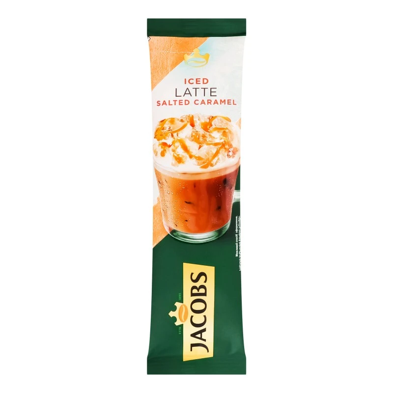 Напій кавовий розчинний 3в1 Salted Caramel Iced Latte Jacobs, 21.3 г