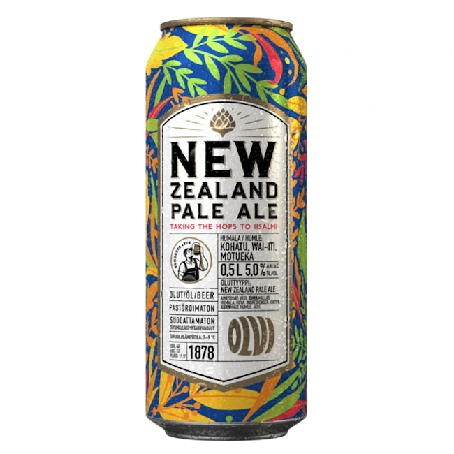 Пиво OLVI New Zealand Pale Ale ж/б, 0.5 л