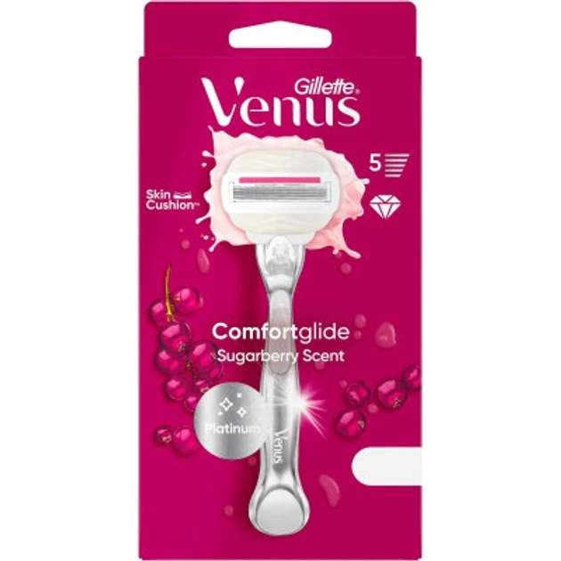 Бритва зі змінною касетою Comfortglide Sugarberry Scent Venus Gillette, 1 шт
