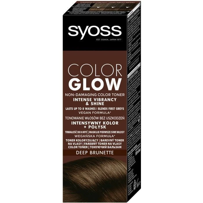 Фарба для волосся Color Glow Насичений Каштановий Syoss, 115мл