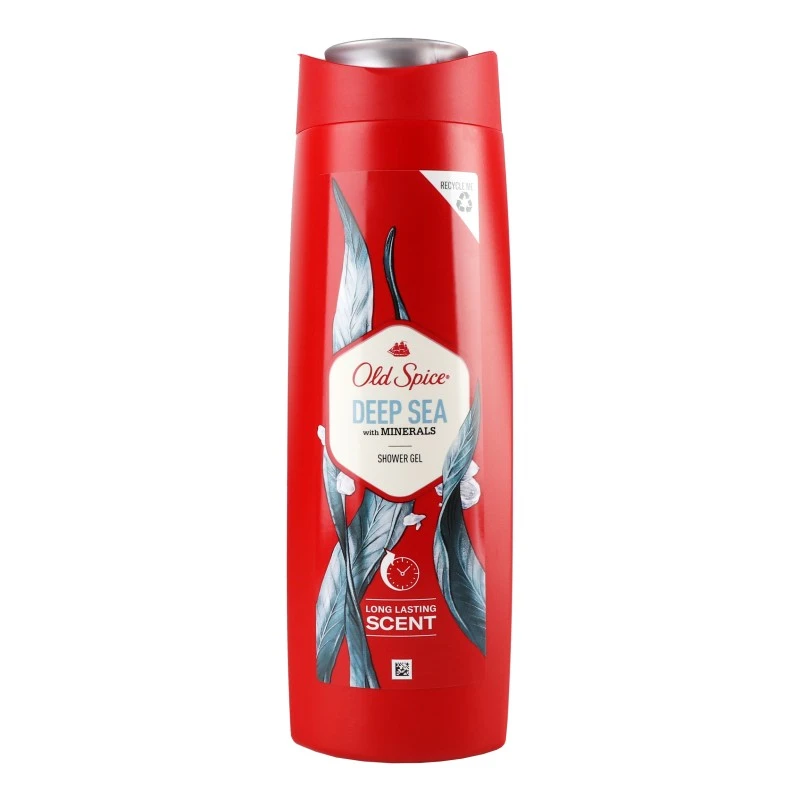 Гель для душу та шампунь 3в1 Deep Sea Old Spice, 400мл