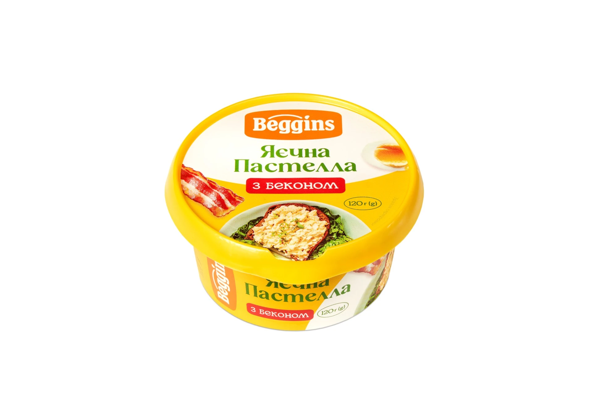 Яєчна пастелла з беконом Beggins, 120 г