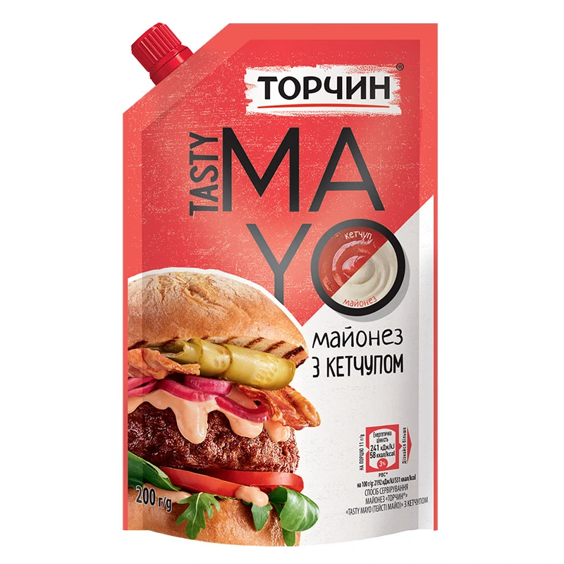 Соус майонезний з кетчупом Tasty Mayo Торчин, 190 г