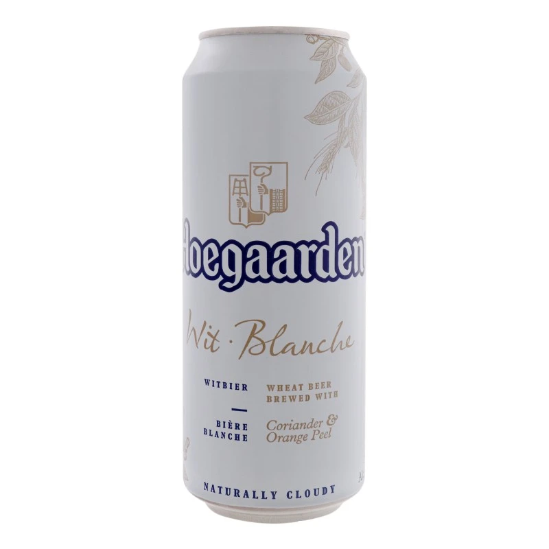Пиво світле нефільтроване Blanche ж/б Hoegaarden, 0.5 л
