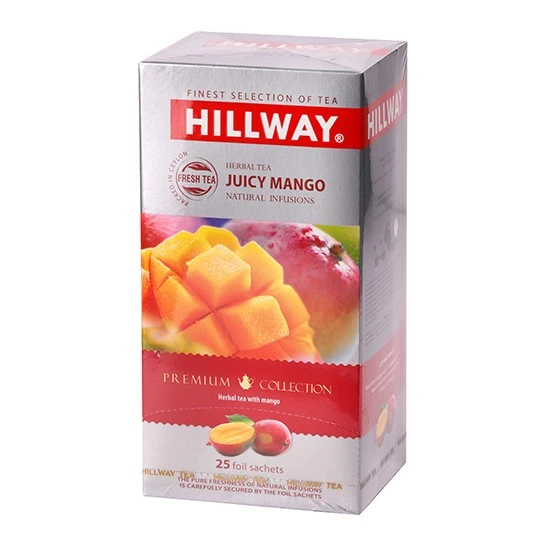 Чай пакетований чорний Juicy Mango Hillway, 25 шт/уп.
