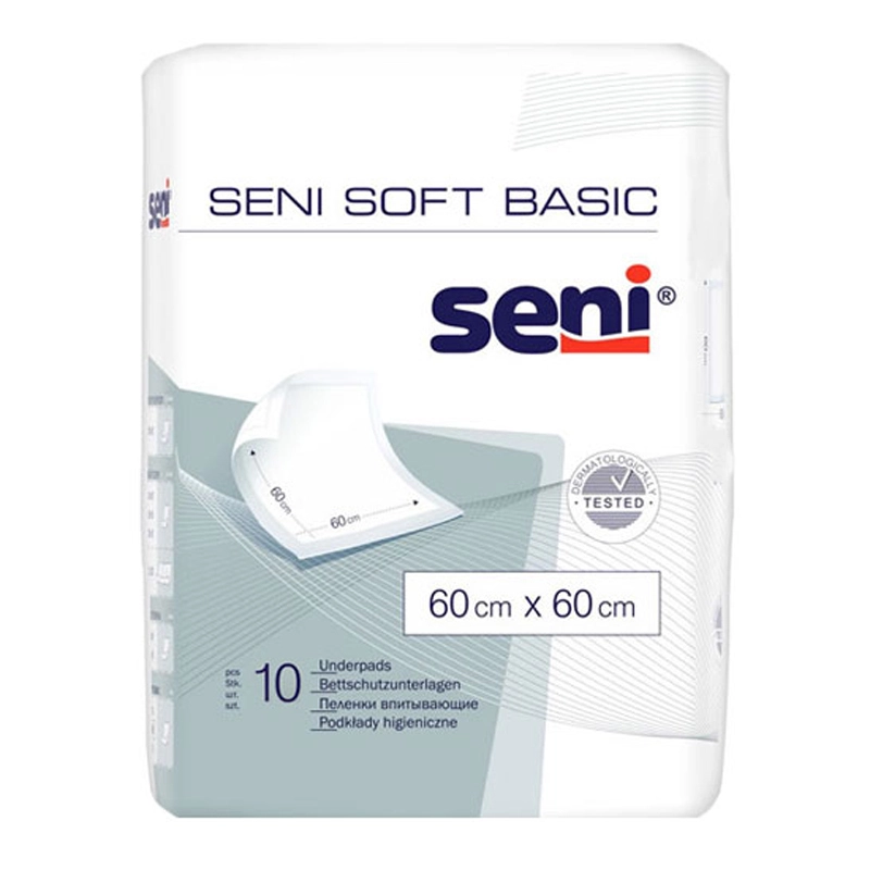 Пелюшки 60х60 см Soft Basic Seni, 10 шт/уп.