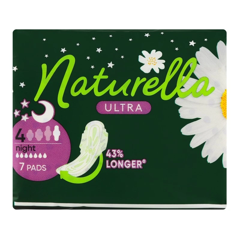 Прокладки гігієнічні Ultra Night Naturella, 7 шт/уп.