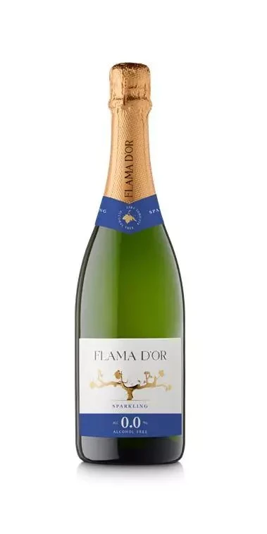 Вино безалкогольне ігристе біле Sparkling Flama d&#039;Or, 0.75 л