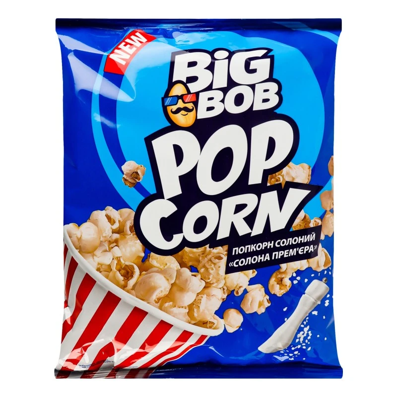 Попкорн Солона прем&#039;єра Big Bob, 80 г