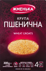 Крупа пшенична в пакетиках для варіння Жменька, 300 г