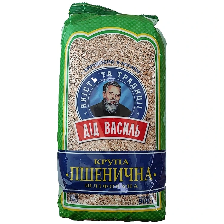 Крупа пшенична полтавська Дід Василь, 900 г