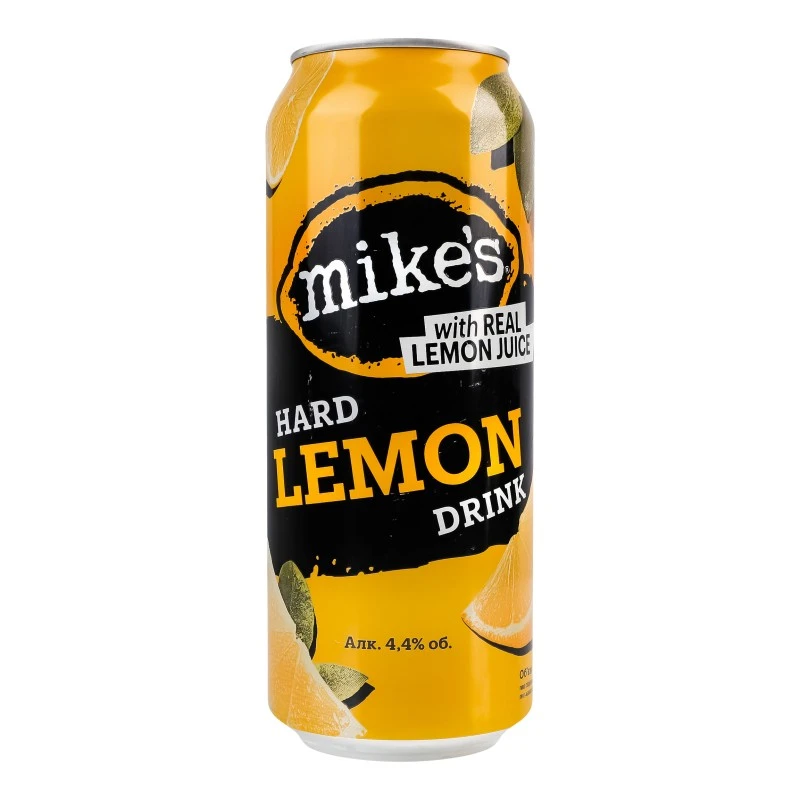 Пиво спеціальне Lemon ж/б Hard Drink Mike&#039;s, 0.5 л