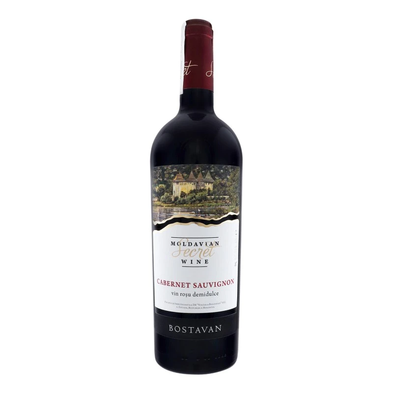 Вино червоне напівсолодке Cabernet Sauvignon Bostavan, 0.75 л