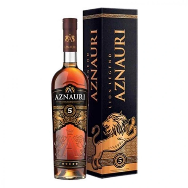 Коньяк 5 зірок Aznauri, 0.5 л