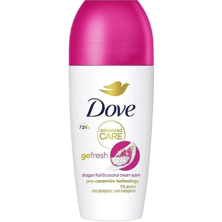 Антиперспірант пітая та кокосові вершки 72 години Dove, 50мл