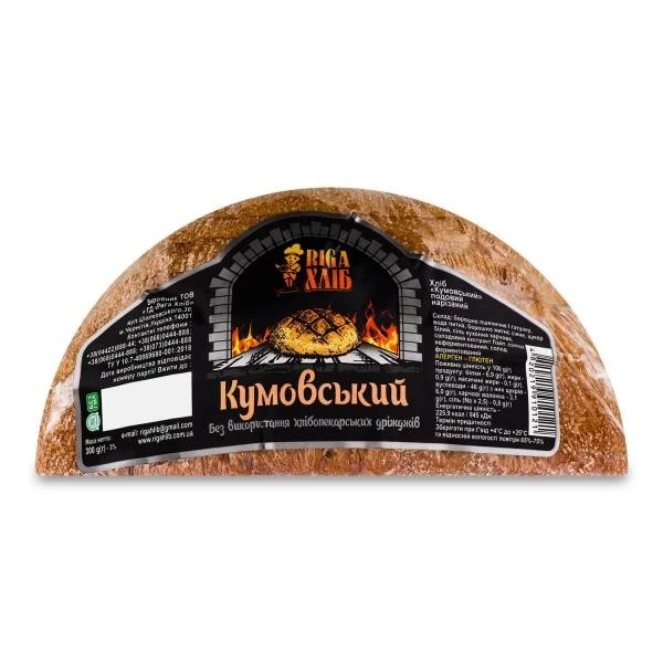 Хліб Кумівський Riga Хліб, 300 г