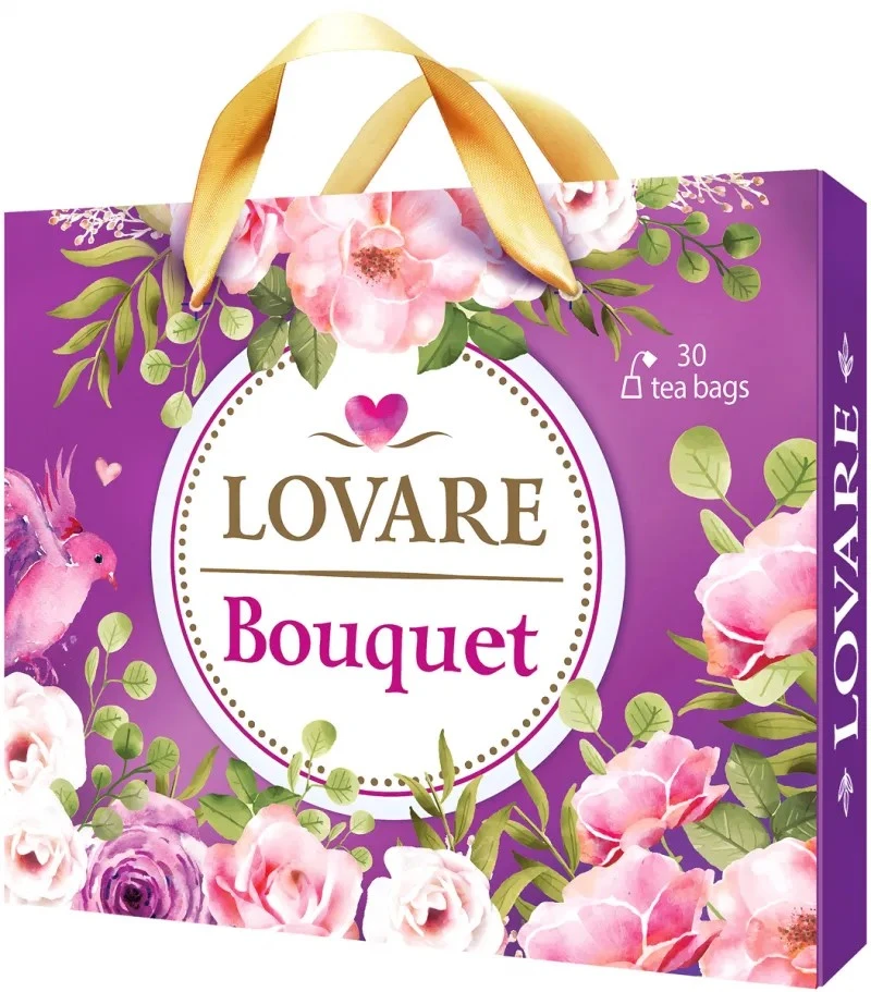 Набір пакетованого чаю 6 видів Bouguet Lovare, шт